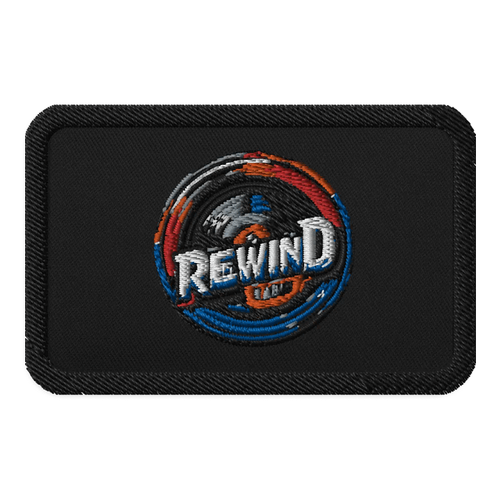 Rewind Radio Embroidered Patches product image (2)
