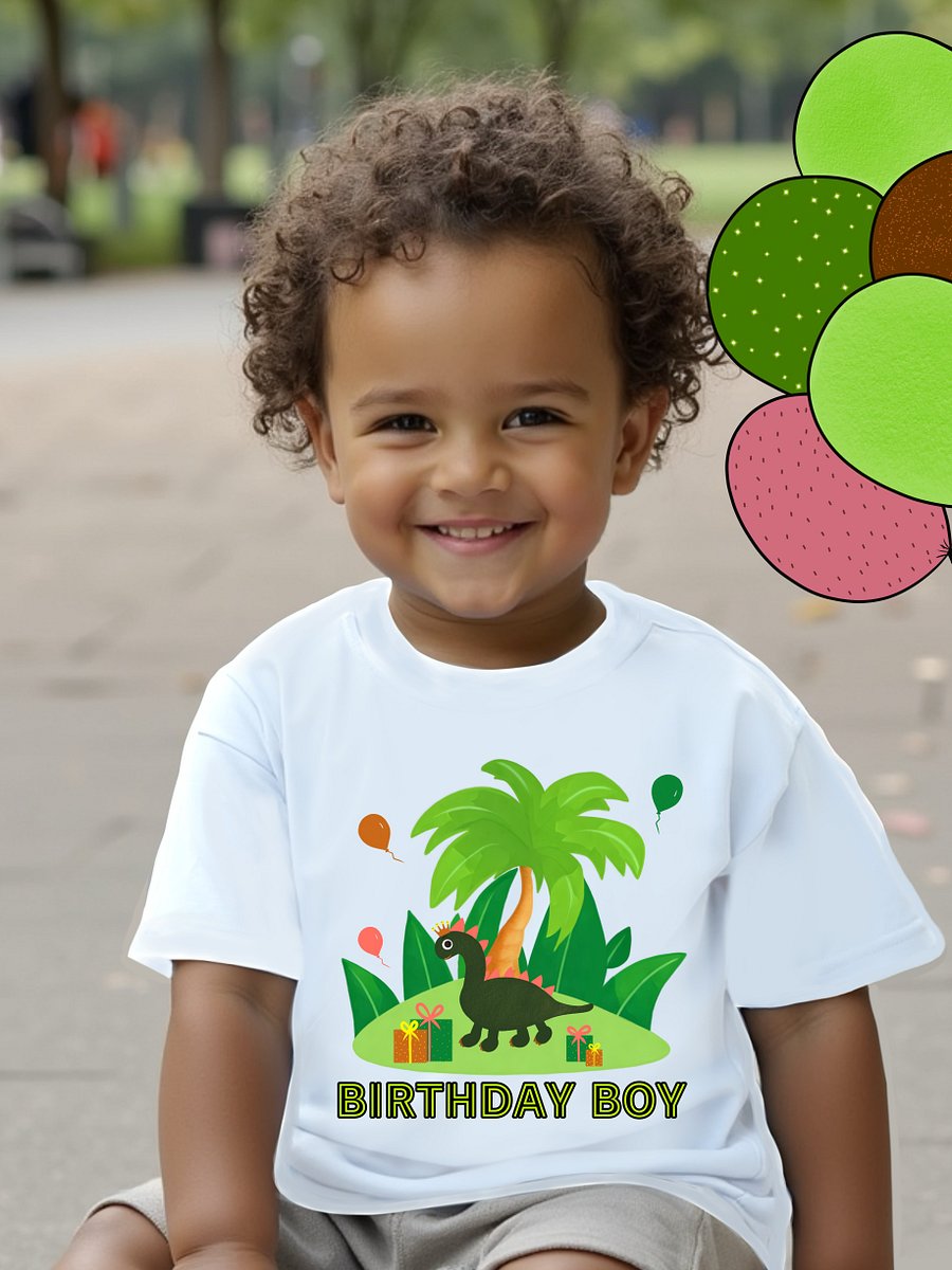 Dino Birthday Bash Baby T-Shirt product image (11)