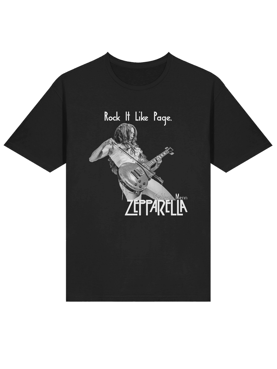 Rock It Like Page - Gretchen Menn Tee - Black and White Design product image (3)