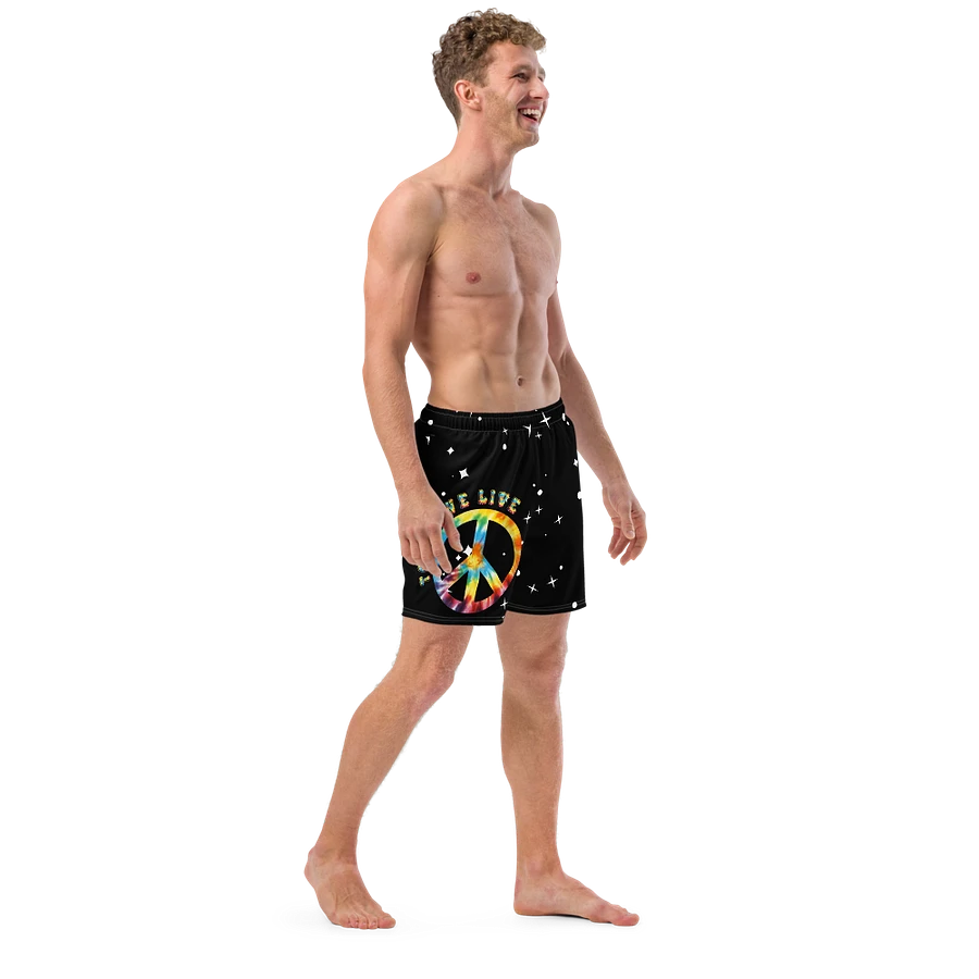 Peace and Love among the stars swim trunks product image (12)