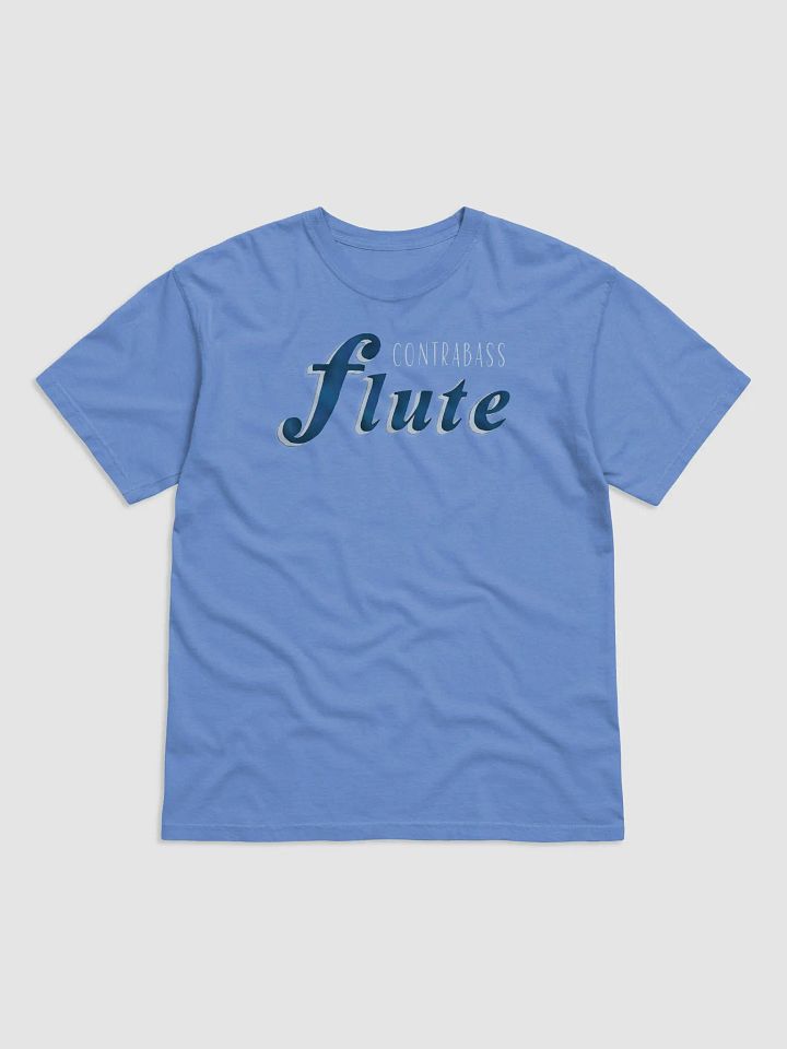 Contrabass Flute Script T-Shirt - (Forte Symbol) - Unisex product image (1)