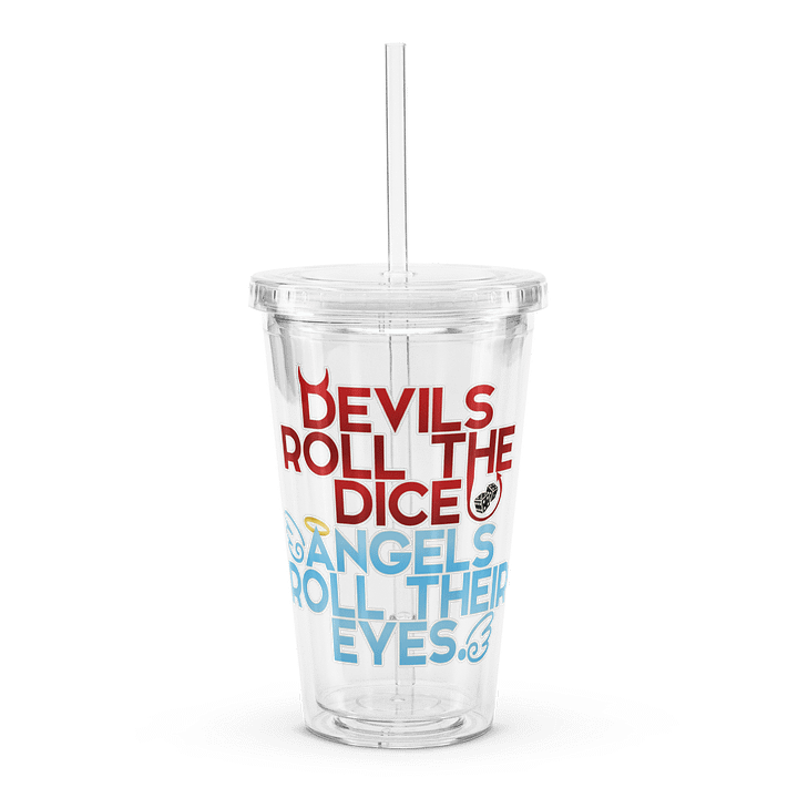 Devils & Angels - Clear Plastic Tumbler product image (1)