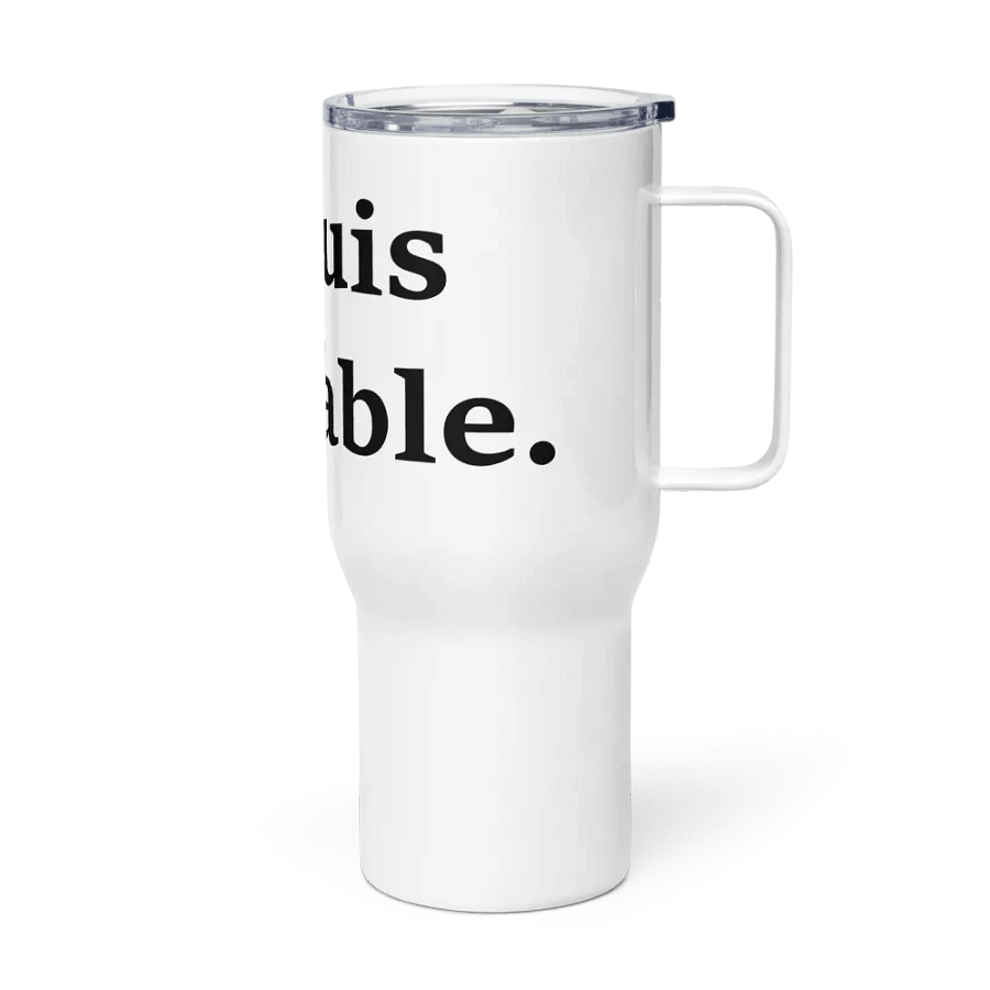 ''Tolérable'' Tasse de voyage avec poignée product image (3)
