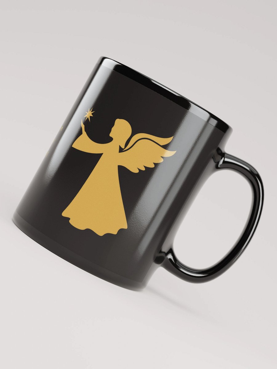 Mug Noir et Doré - Ange - Cadeau Protecteur product image (4)
