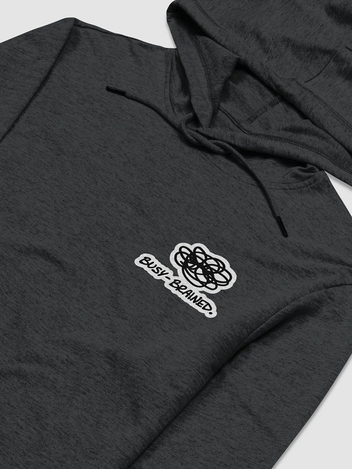 BUSY-BRAINED) (sm. bubble design) printed unisex lightweight hoodie product image (1)