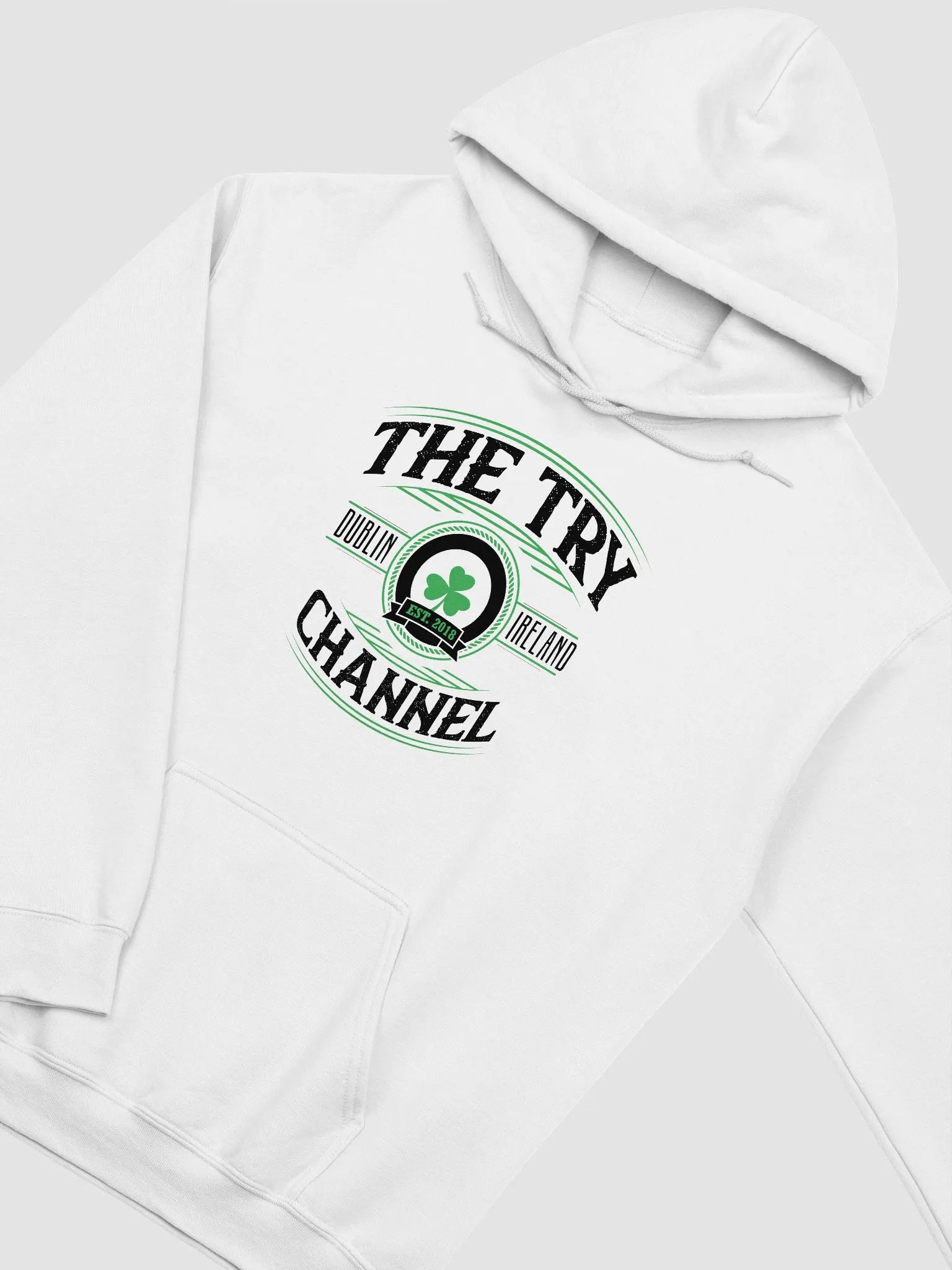 TRY Collegiate Hoodie - Black Design product image (3)
