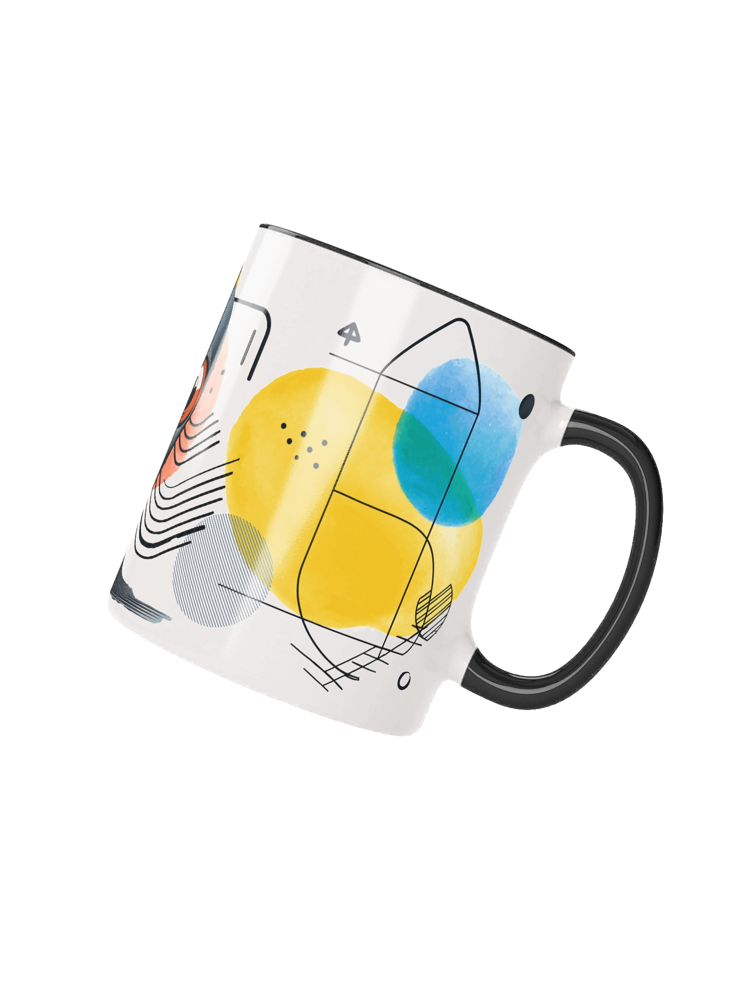 Abstract Art Coffee Mug: STARE INTO YOUR SOUL product image (4)