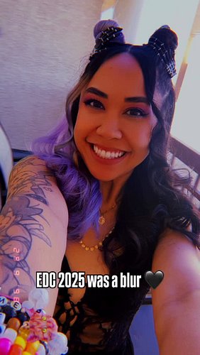 Rave bae mode 🖤 Who’s going to EDC next year? 

Went down memory lane and realized I didn’t share videos from EDC 🥹 Cheers to...