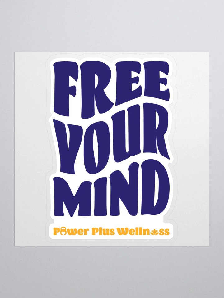 Free the Mind Sticker product image (1)