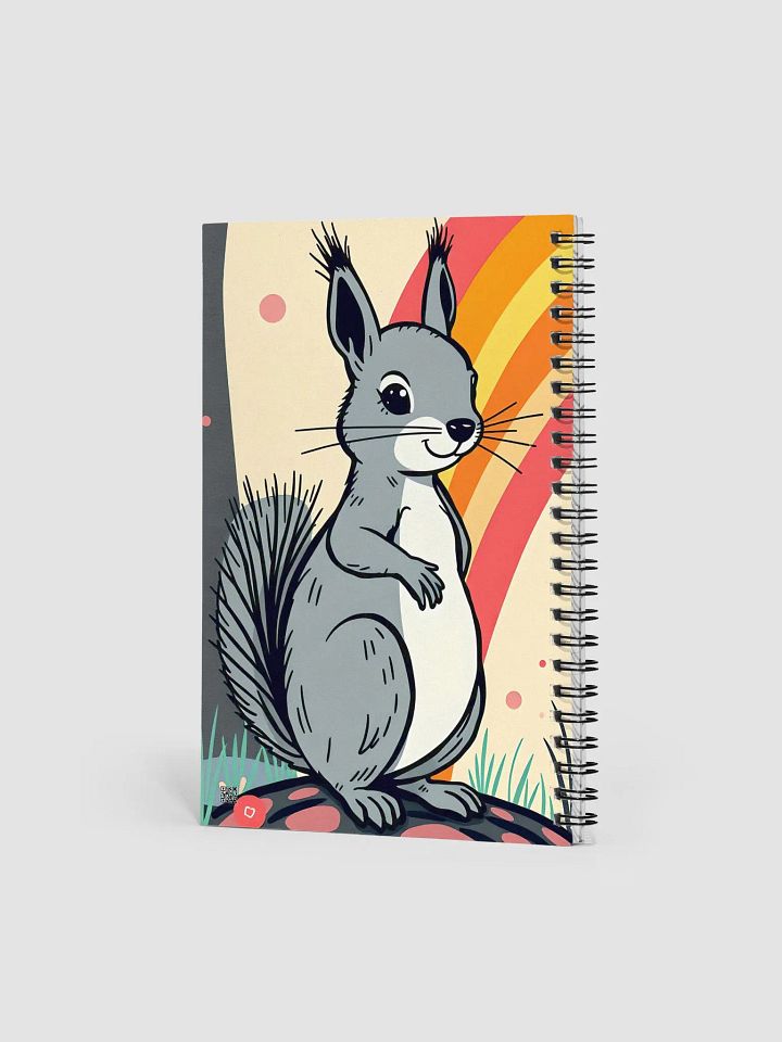 Rainbow Squirrel Spiral Notebook product image (2)