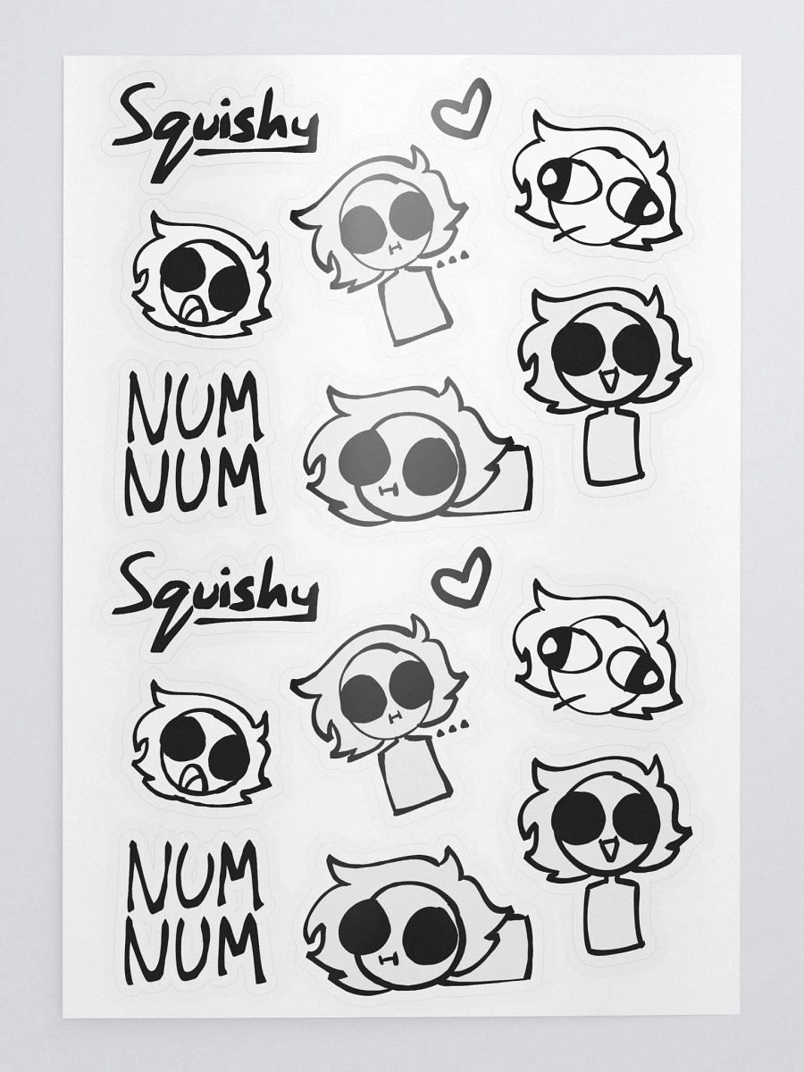 Super Squishie Sticker Sheet product image (1)