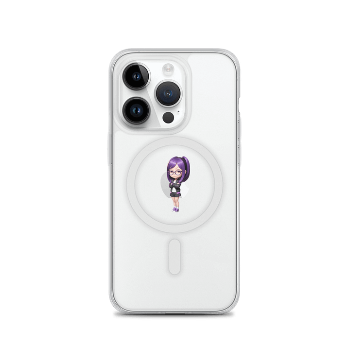 (PURPLE CHIBI) K Clear Case for iPhone product image (2)