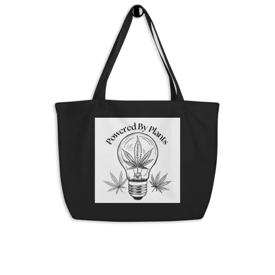 Illuminated By Cannabis Plant ECO friendly tote bag product image (4)