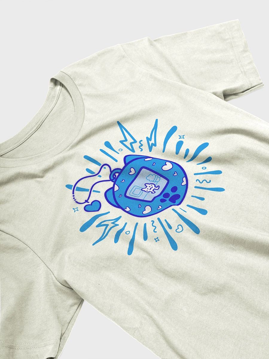 Lovely Digital Meow // T-Shirt - Blue - Light Mode product image (3)