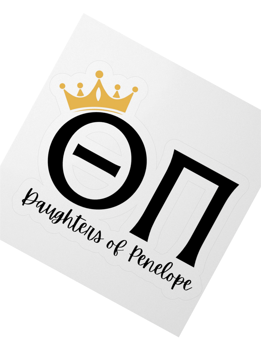 Theta Pi sticker (black) product image (2)