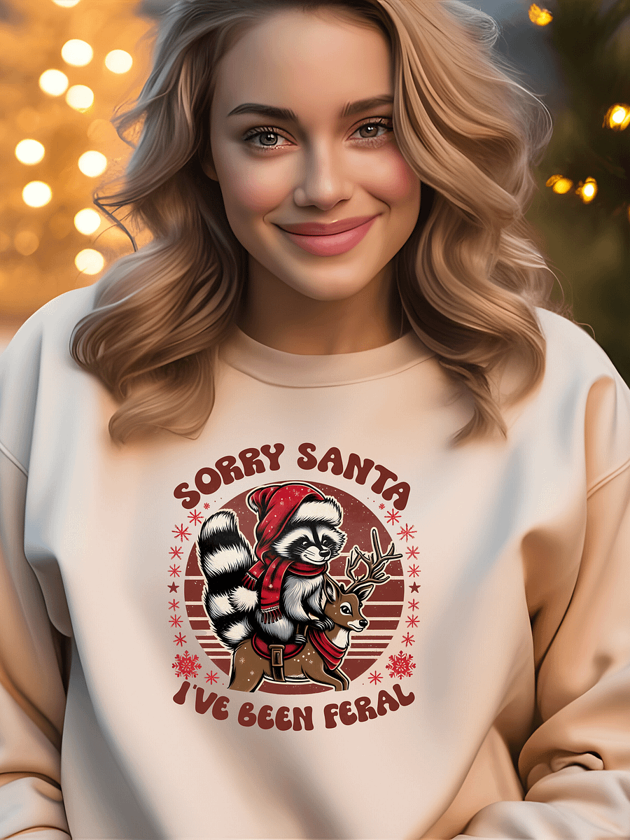 Sorry Santa, I've Been Feral Sweatshirt product image (1)