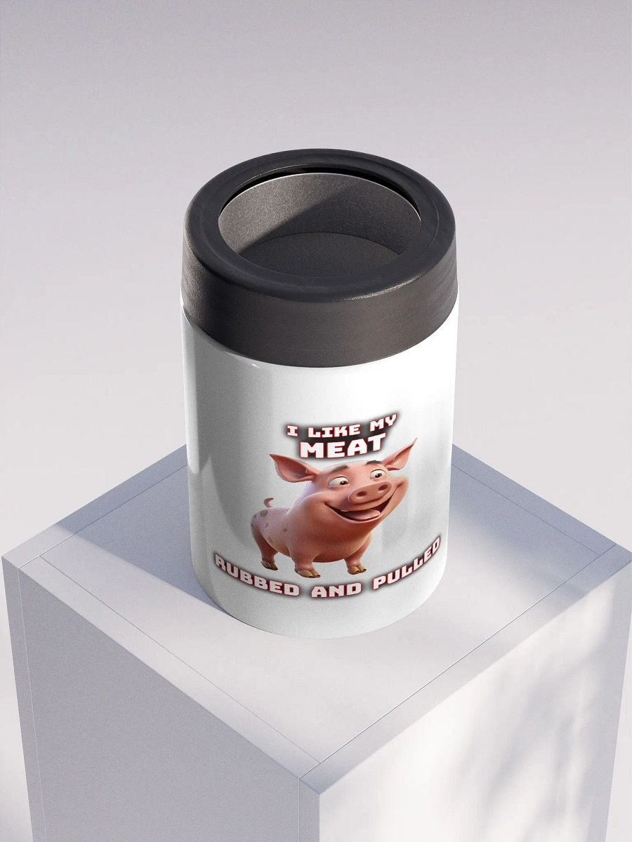 My Meat Funny BBQ Stainless Steel Koozie product image (4)