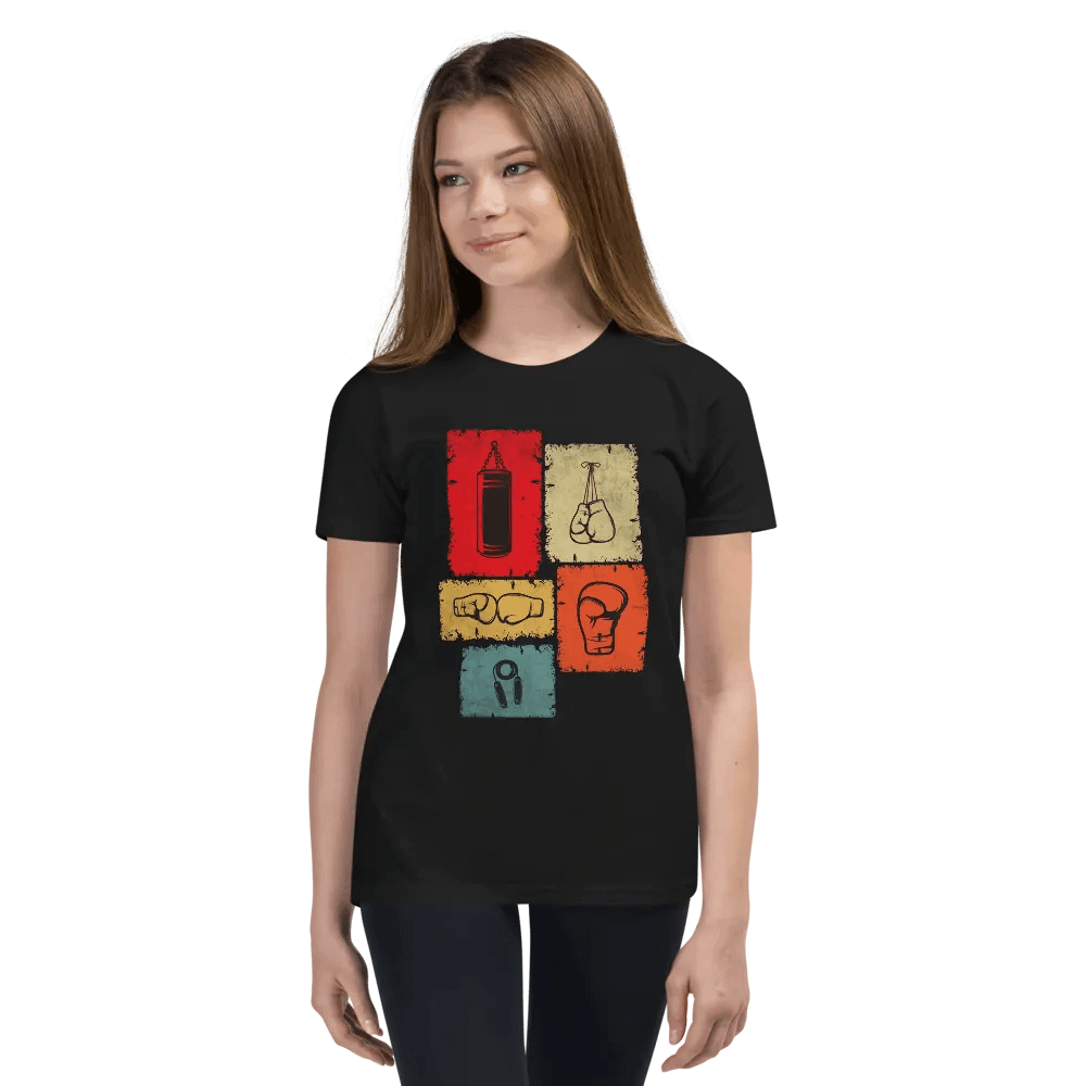 Grunge Boxing-Youth Cotton Tee product image (2)