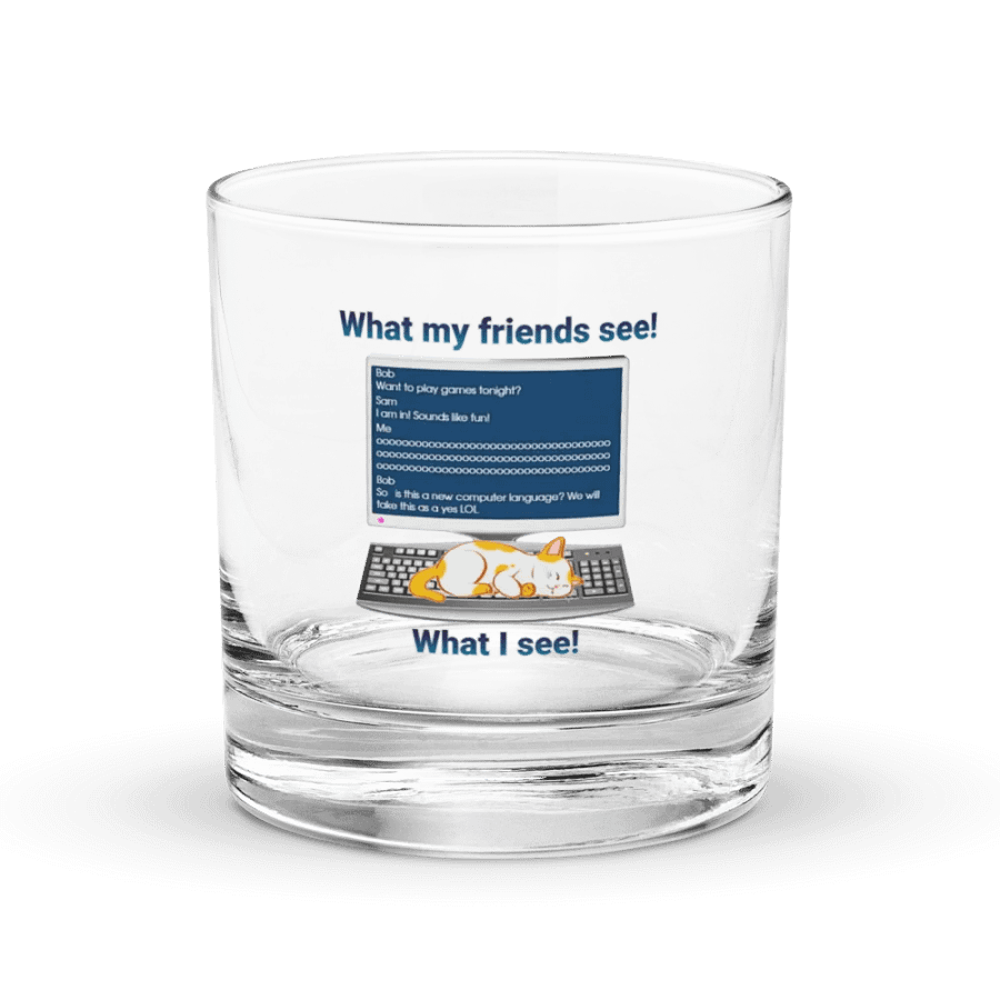 Perspective Humor Rocks Glass product image (1)