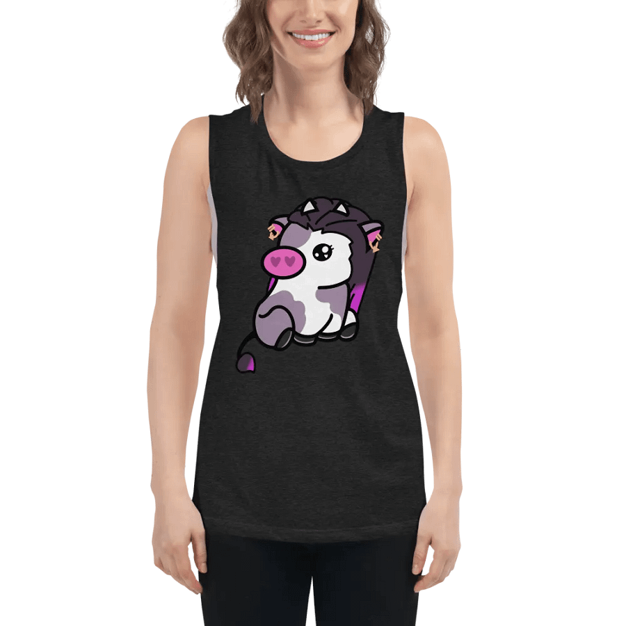 Reyna Cow (Front Only) Womens Tank Top product image (5)