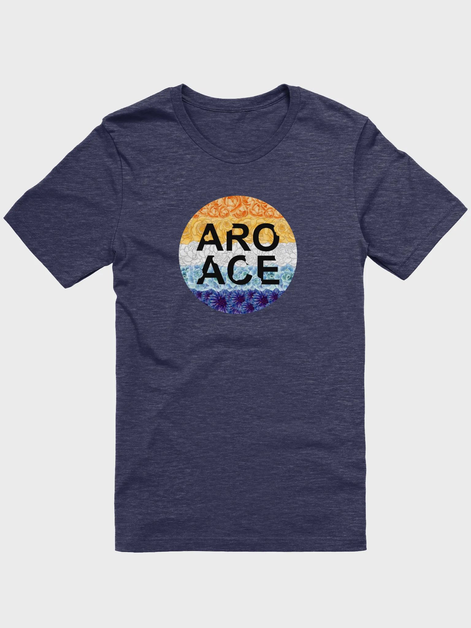 floral aroace t-shirt product image (1)