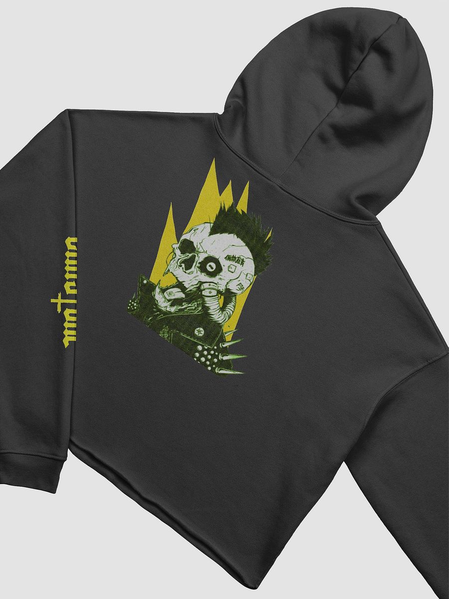 CANSONE _ CLASSIC LAMETTA STRETTA _CROP HOODIE product image (4)