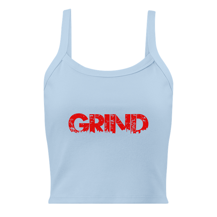 GRIND Drip Effect Ribbed Tank Top product image (1)