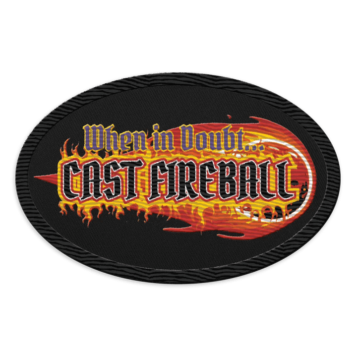 When in Doubt Cast Fireball Patch product image (1)