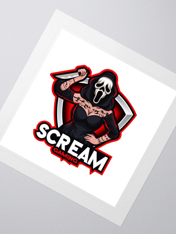 Scream Gaming Kiss Cut Stickers product image (2)