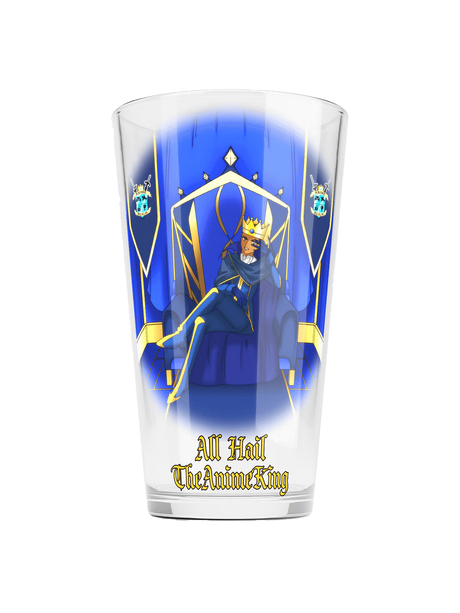 All Hail TheAnimeKing Shaker Pint Glass product image (1)
