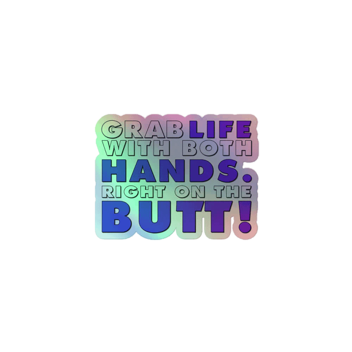 Both Hands Hologram Sticker product image (1)
