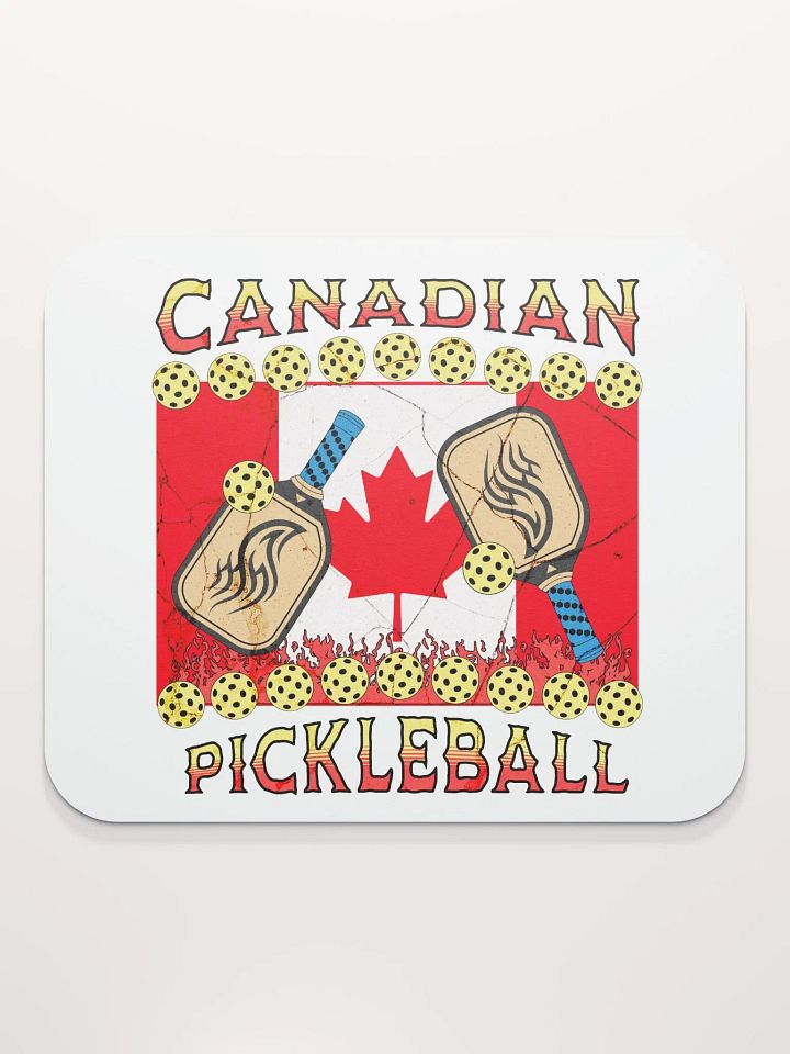 Canadian Flag Pickleball Classic Mouse Pad product image (2)