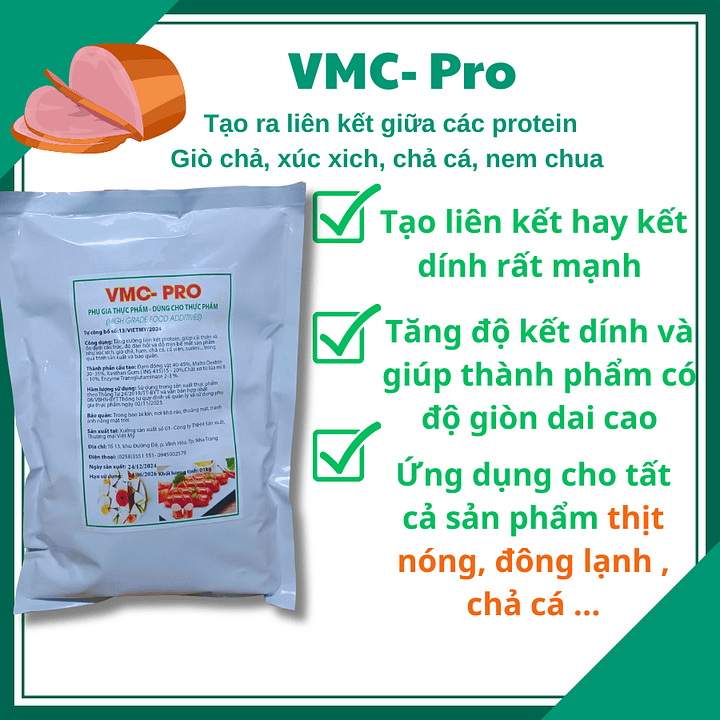 VMC PRO tạo độ giòn dai, tạo liên kết hay kết dính rất mạnh product image (1)