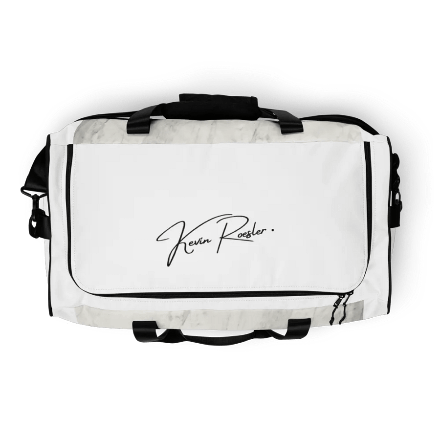 Marble Script All-Over Duffle Bag product image (5)