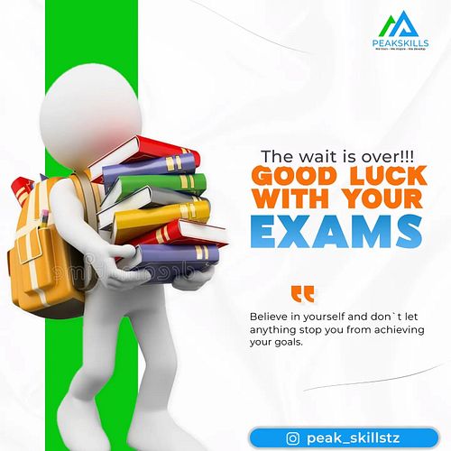 To all Form FOUR student's we wish all the best on your going Examination.