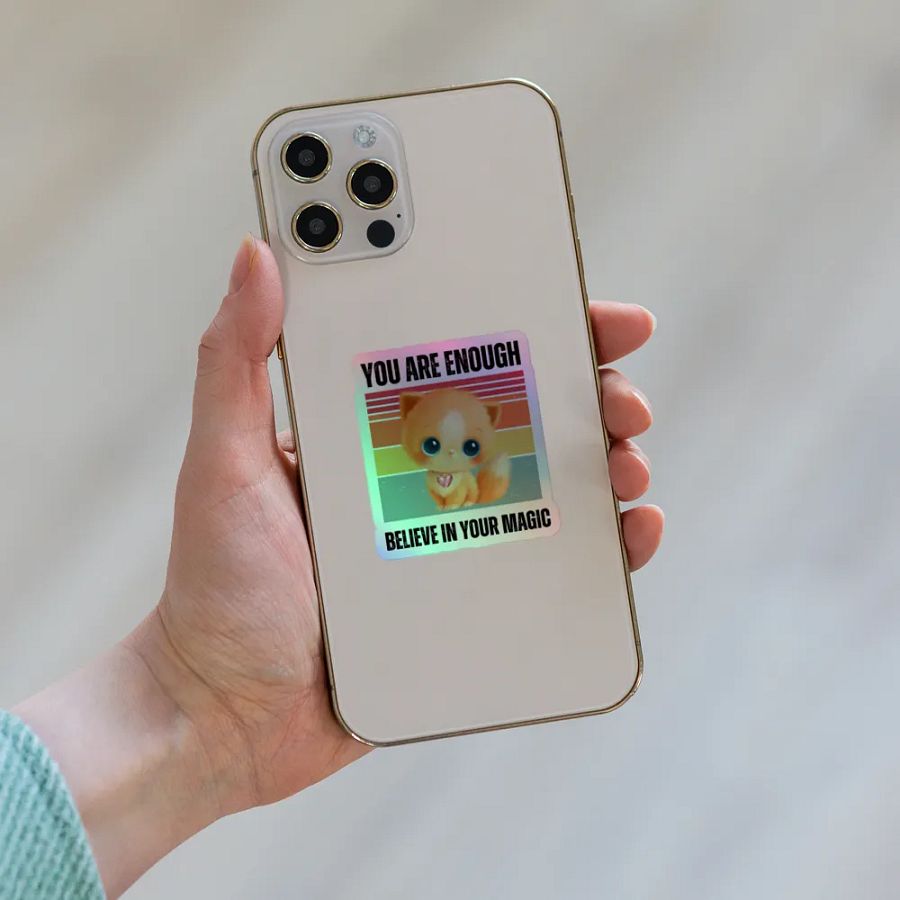 Holographic Kitten Love Sticker Pack product image (8)