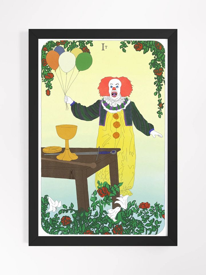 Original Pennywise Magician Tarot Card Framed Print product image (1)