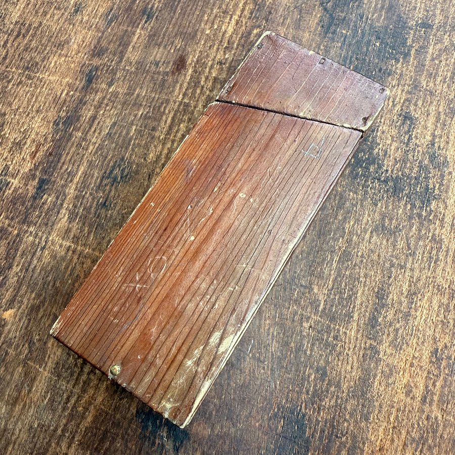 🎎 Antique Japanese Wooden Storage Box with Pivot Lid – Mid-Showa Era – Japan Antique Roadshow product image (4)