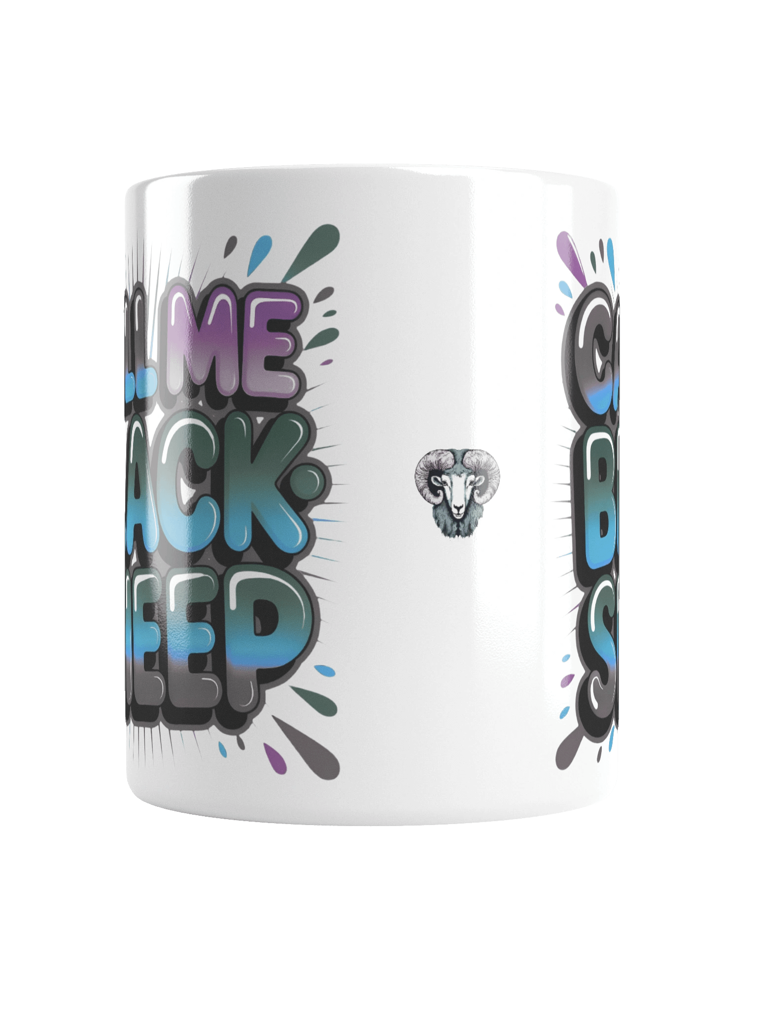 Dark Call Me Blacksheep White Glossy Mug product image (18)
