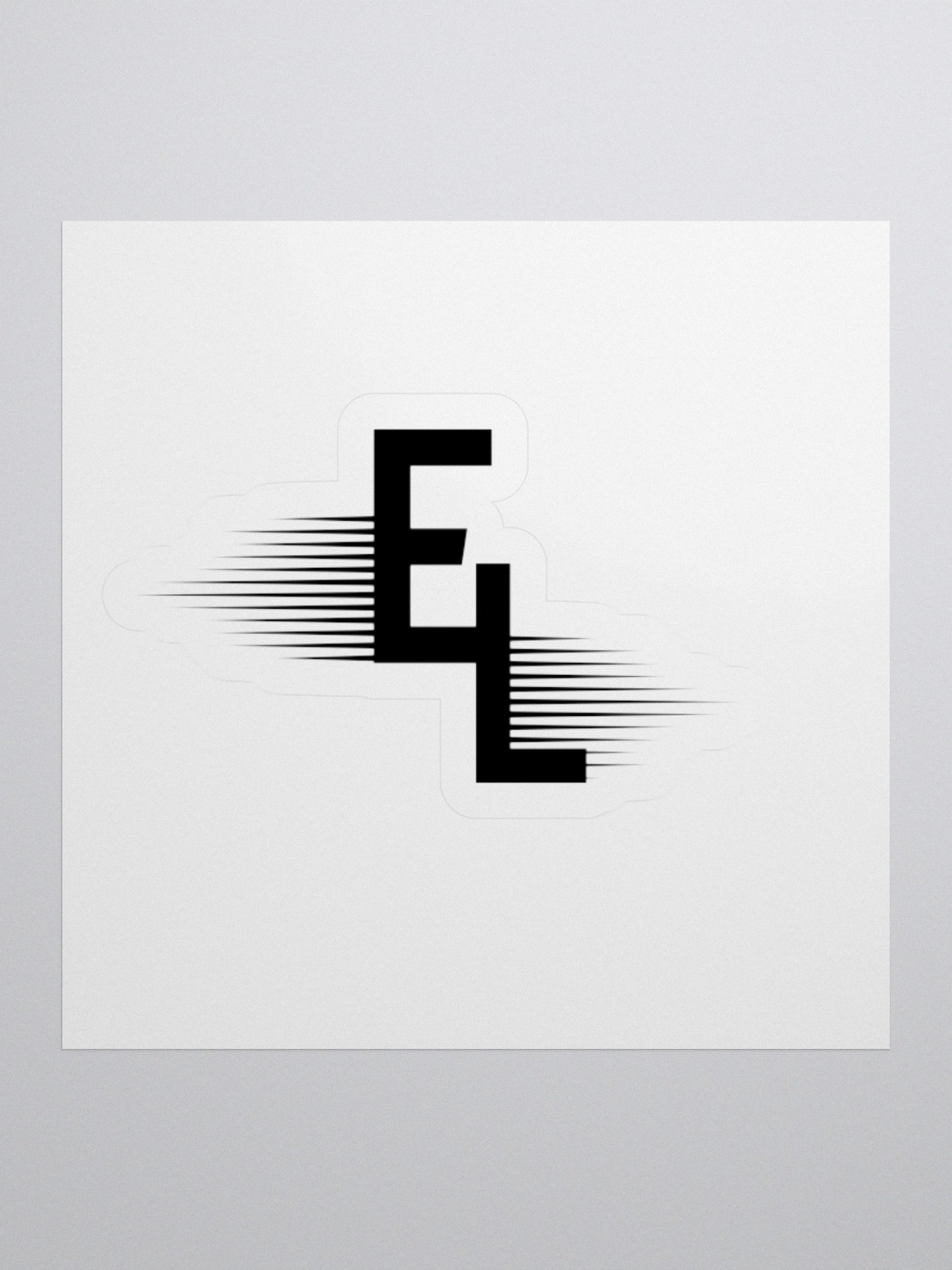 EchoLore Sound Wave Logo Sticker product image (1)