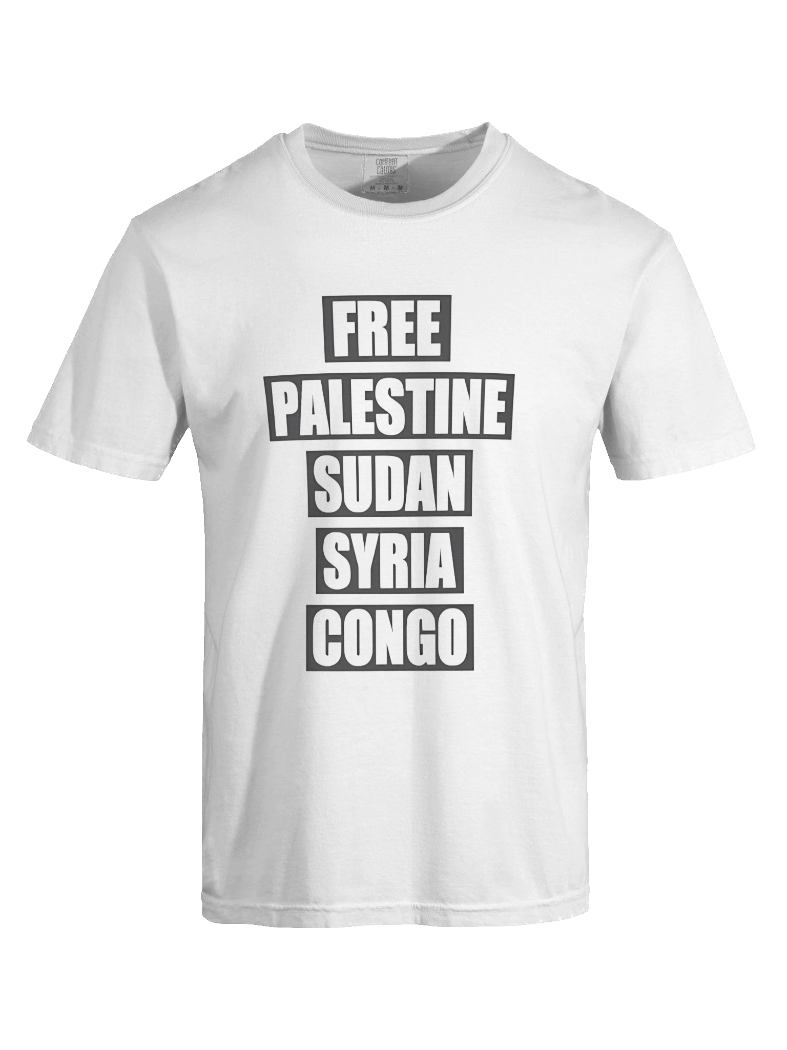 Free Palestine Sudan Syria Congo Shirt product image (4)