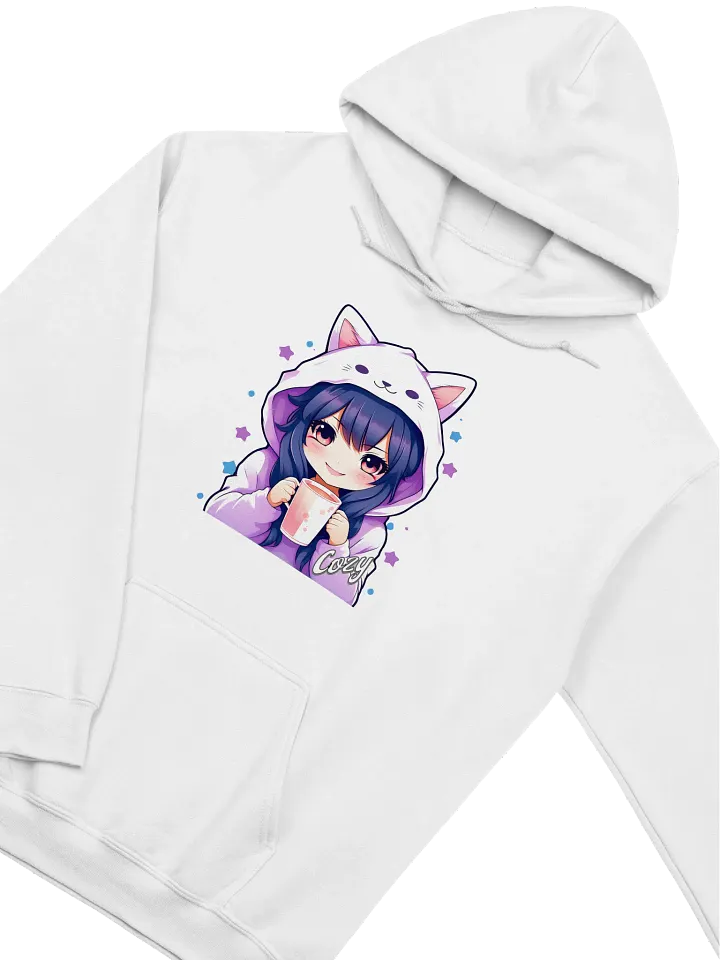 Cozy Kawaii Anime Girl - Gildan Classic Hoodie - Gildan 18500 product image (9)