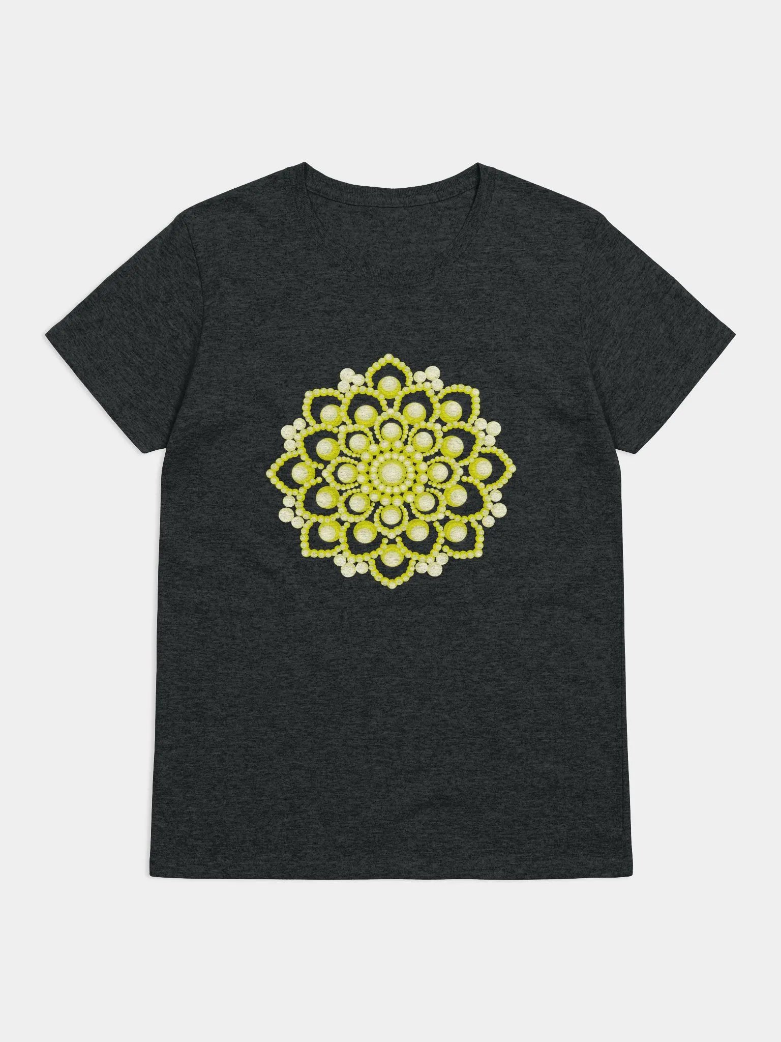 Yellow Flower Mandala T-Shirt product image (3)