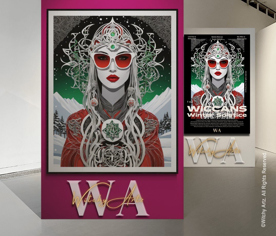 Winter Wiccan 01 - Framed Matte Poster product image (6)
