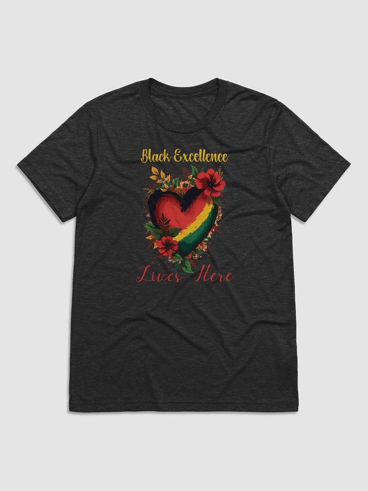 Black Excellence Lives Here Tee product image (2)