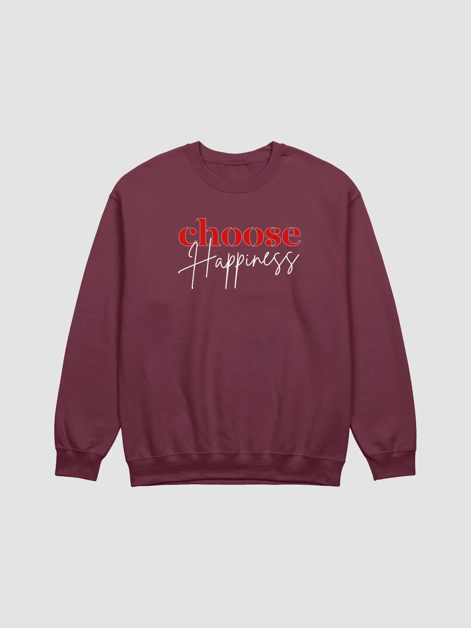 Choose Happiness Gildan Crewneck Sweater product image (2)
