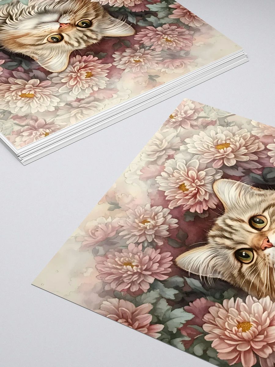 Chrysanthemum Cat Stickers product image (4)