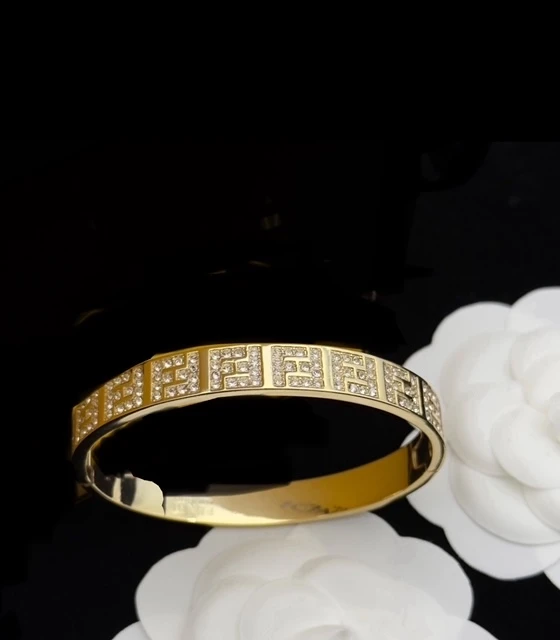 FORBIDDEN FASHION GOLD RHINSTONE SYMBOL BRACELET product image (1)