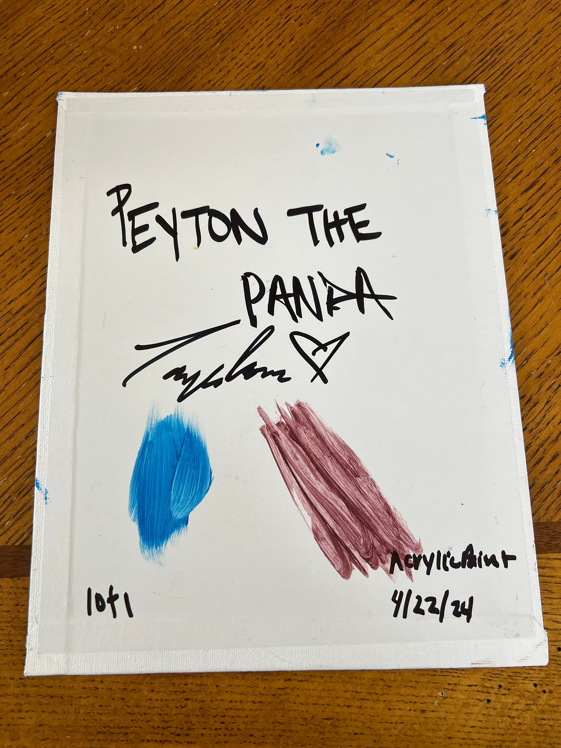 Peyton the Panda - Signed TaylorRose Art product image (2)