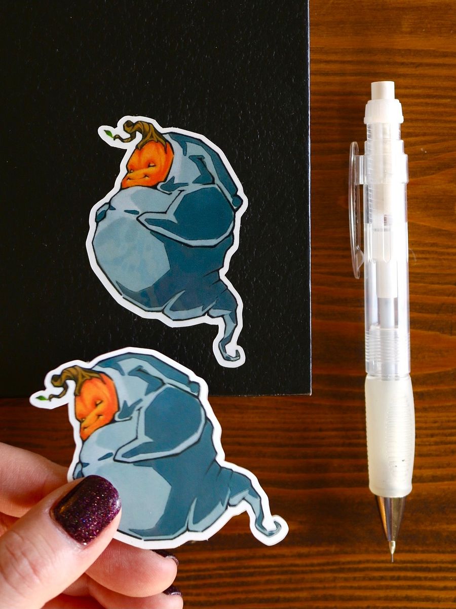 PUMPKIN GHOST STICKER product image (3)